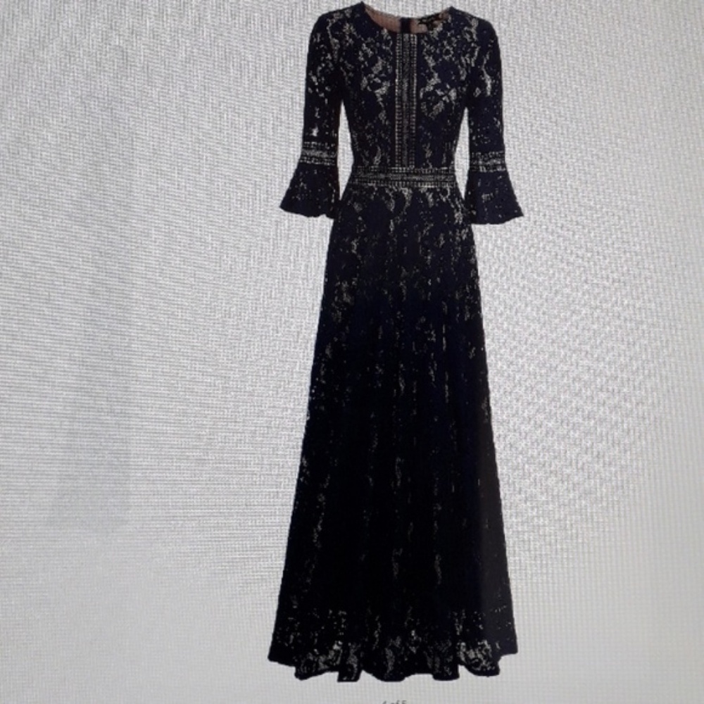 MissMay Floral lace evening cocktail party dress - Picture 4 of 6